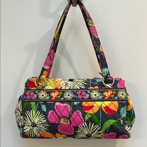Vera Bradley Double Handle Purse Handbag Jazzy Blooms